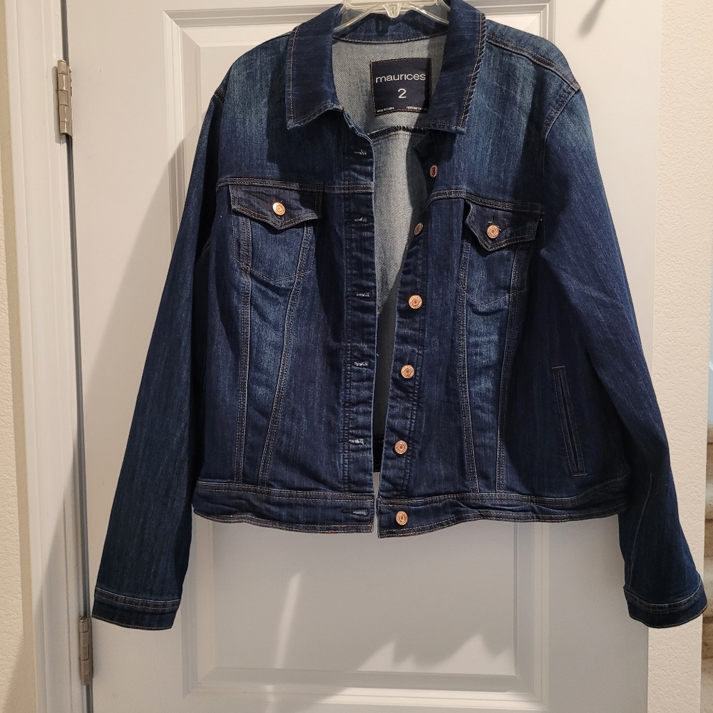 Maurices denim jacket new without tags